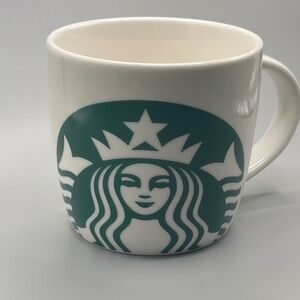 Starbucks 2017 Classic White Green Mermaid Logo Coffee Mug 14 Fl‎ Oz
